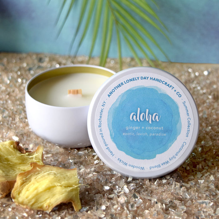 Aloha Luxe Candle Tin